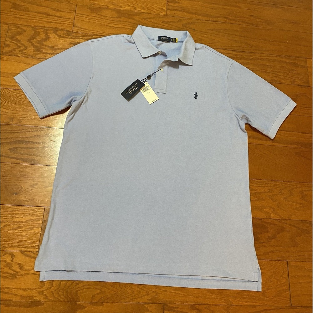 NWT POLO RALPH LAUREN Men's Short Sleeve Cotton Polo Shirt XL TALL  XLT New $110